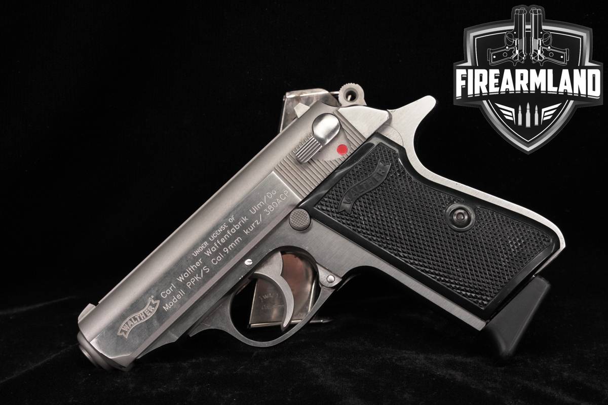 Smith & Wesson PPK/S-1 S&W 380 ACP 3.3" Stainless WALTHER +2 MAGS