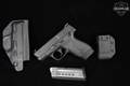 Smith & Wesson (S&W) M&P9 Shield 9mm Luger Armornite in Very Good Condition Image 2