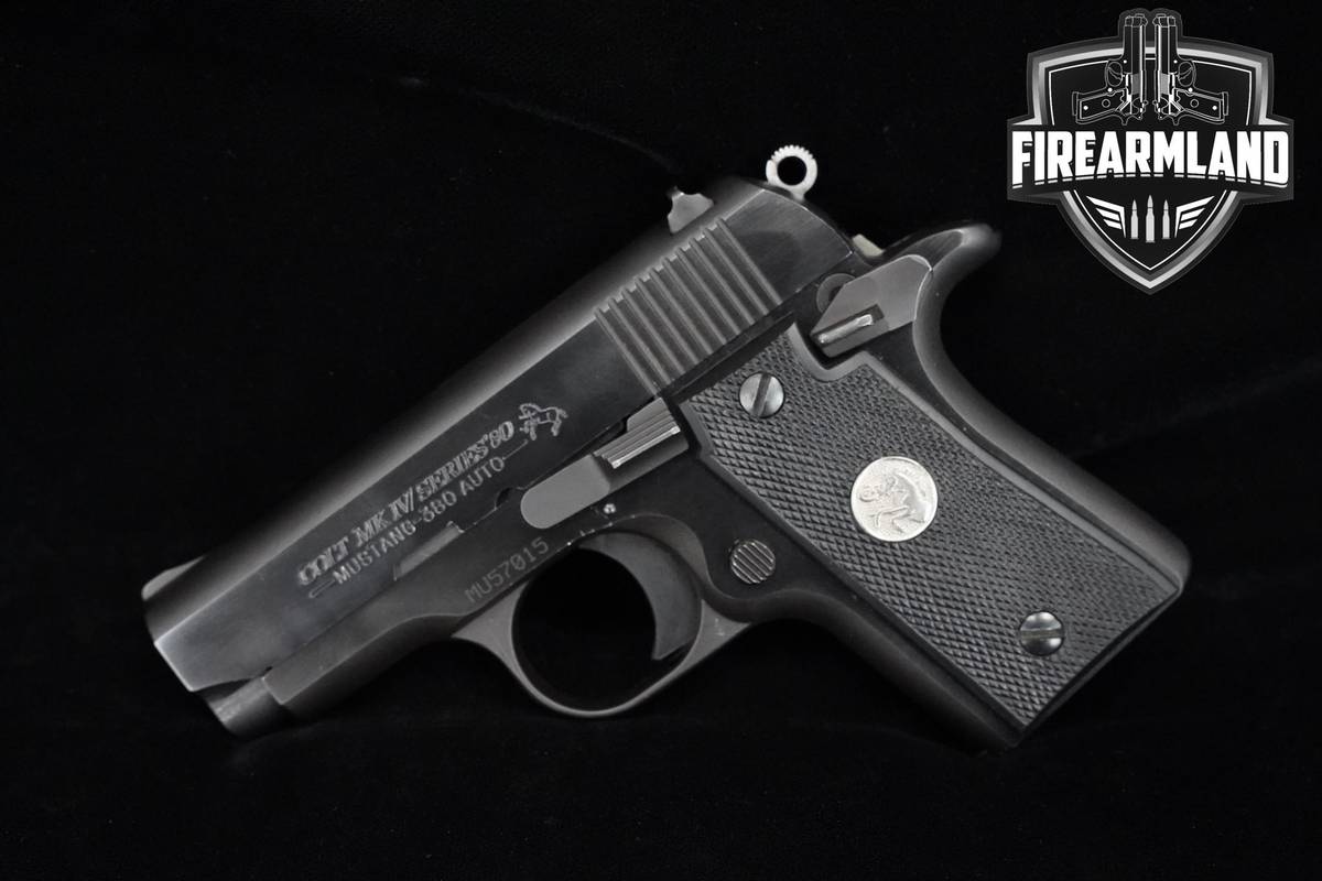 1991 Colt Mustang MK IV Series 80 380-ACP 1911-A1 2.75" Blued Colt 2 MAGS