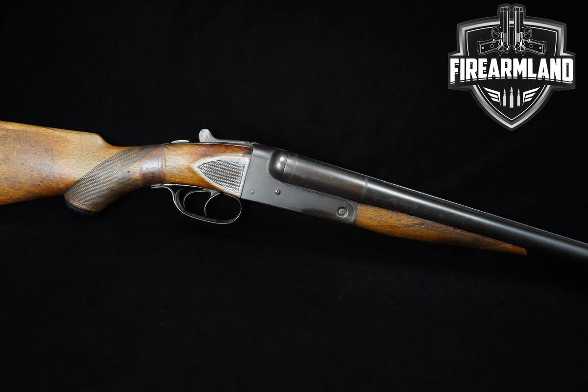 J Stevens A&T Co Model 350 12-Gauge 30" Blued Stevens 350 SXS