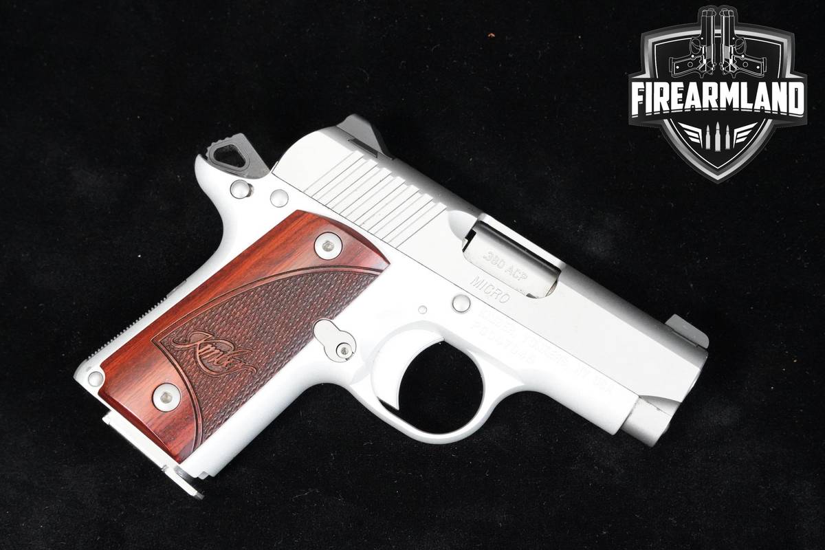 Kimber Micro Stainless Rosewood 380 ACP 2.75" Stainless Steel Kimber-Micro
