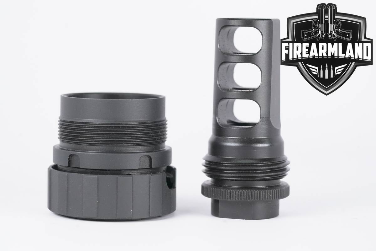 SilencerCo Bravo ASR Mount & 5/8x24 Muzzle Device Multi Brake