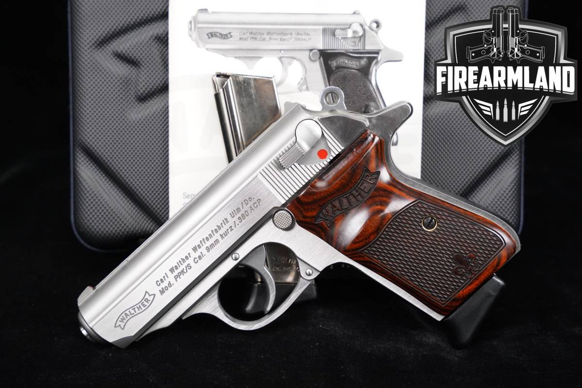 Walther PPK/S 380 ACP 3.3" Stainless PPKS PPK S +2 MAGS & ORIG BOX