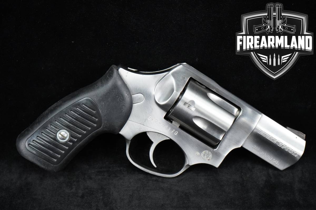 1997 Ruger SP101 DAO 357 Magnum 2.25" Brushed Stainless SP-101 Full-Lug