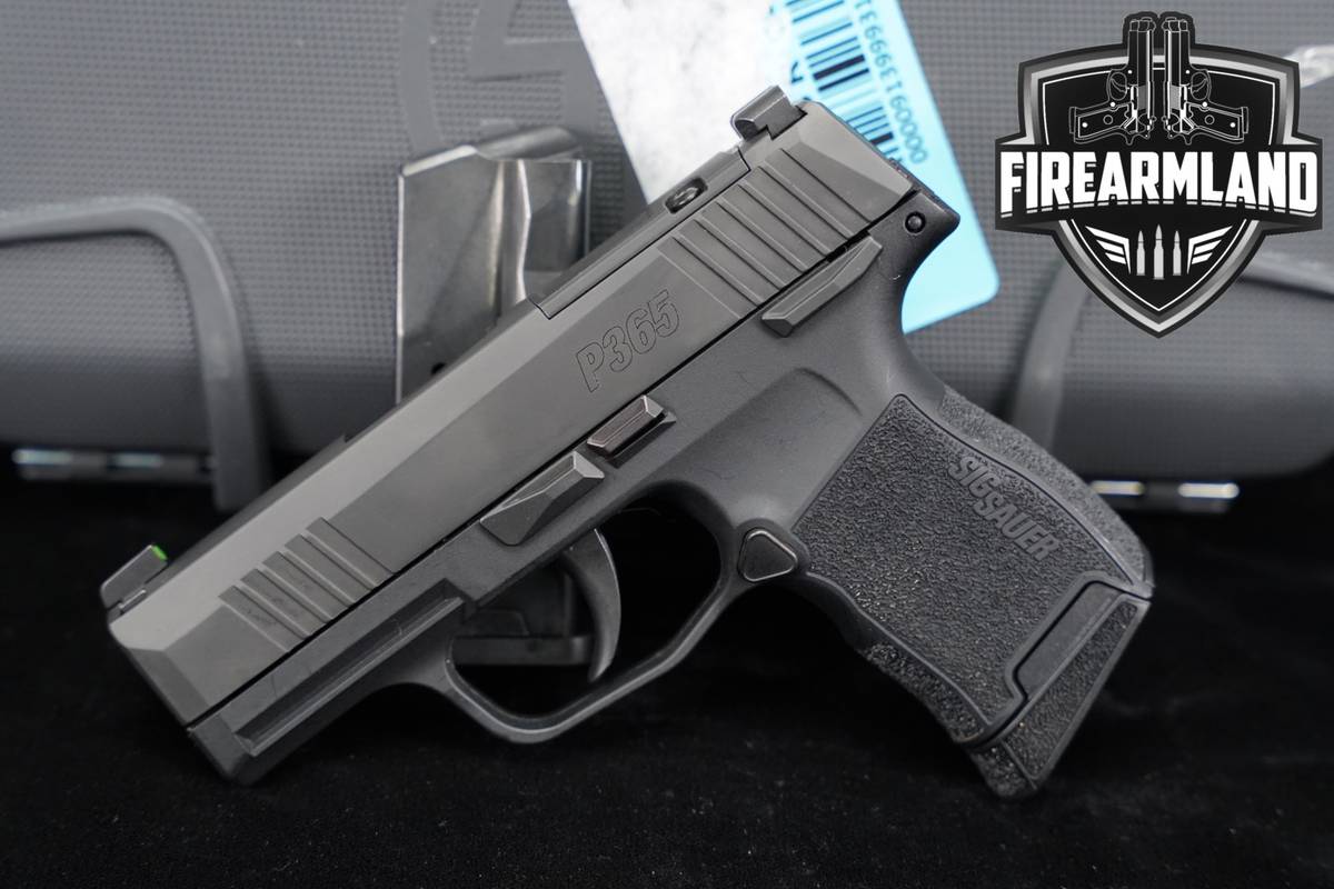 Sig Sauer P365 Optic Ready 9mm 3.1" +2 MAGS & ORIG CASE