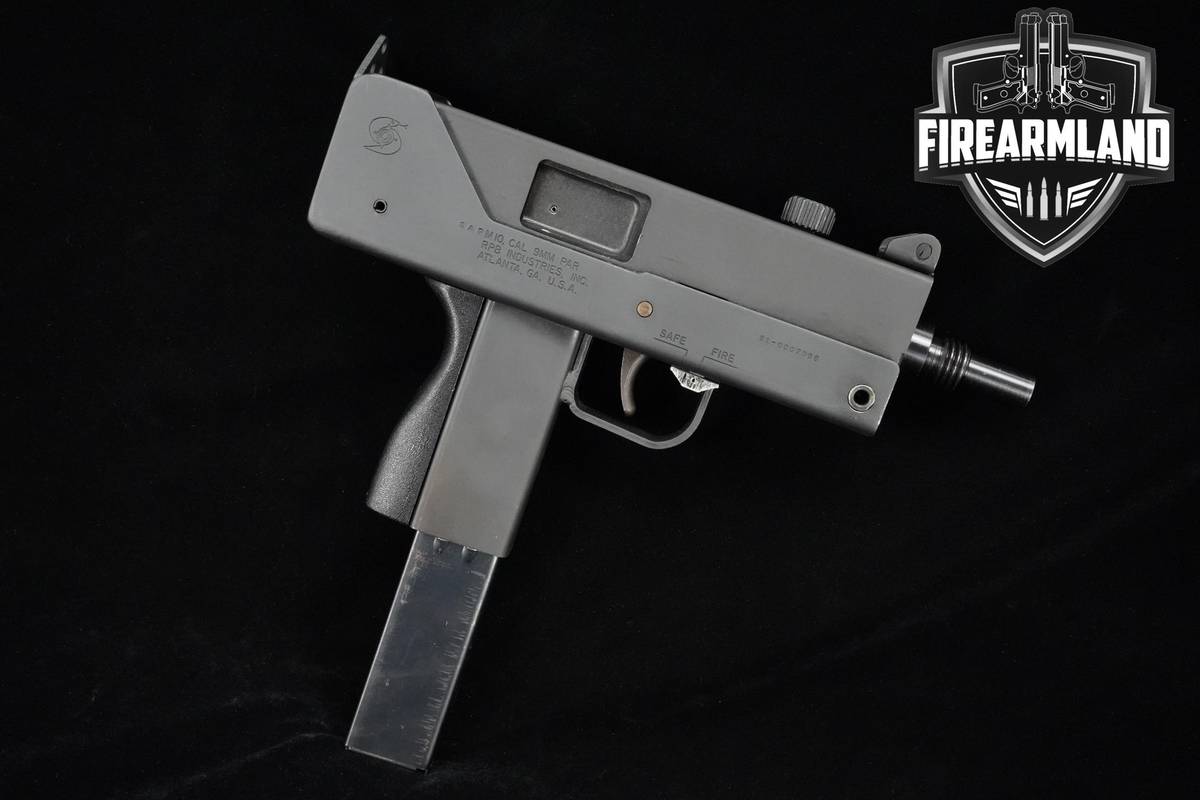 1981 RPB Industries M10 SAP Open Bolt 9mm 6.0" Parkerized MAC 10 +5 MAGS