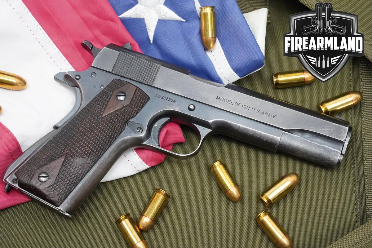 1918 Colt Model of 1911 U.S. Army 45 ACP 1911 5" Colt M1911 WW1 1911 3-MAGS