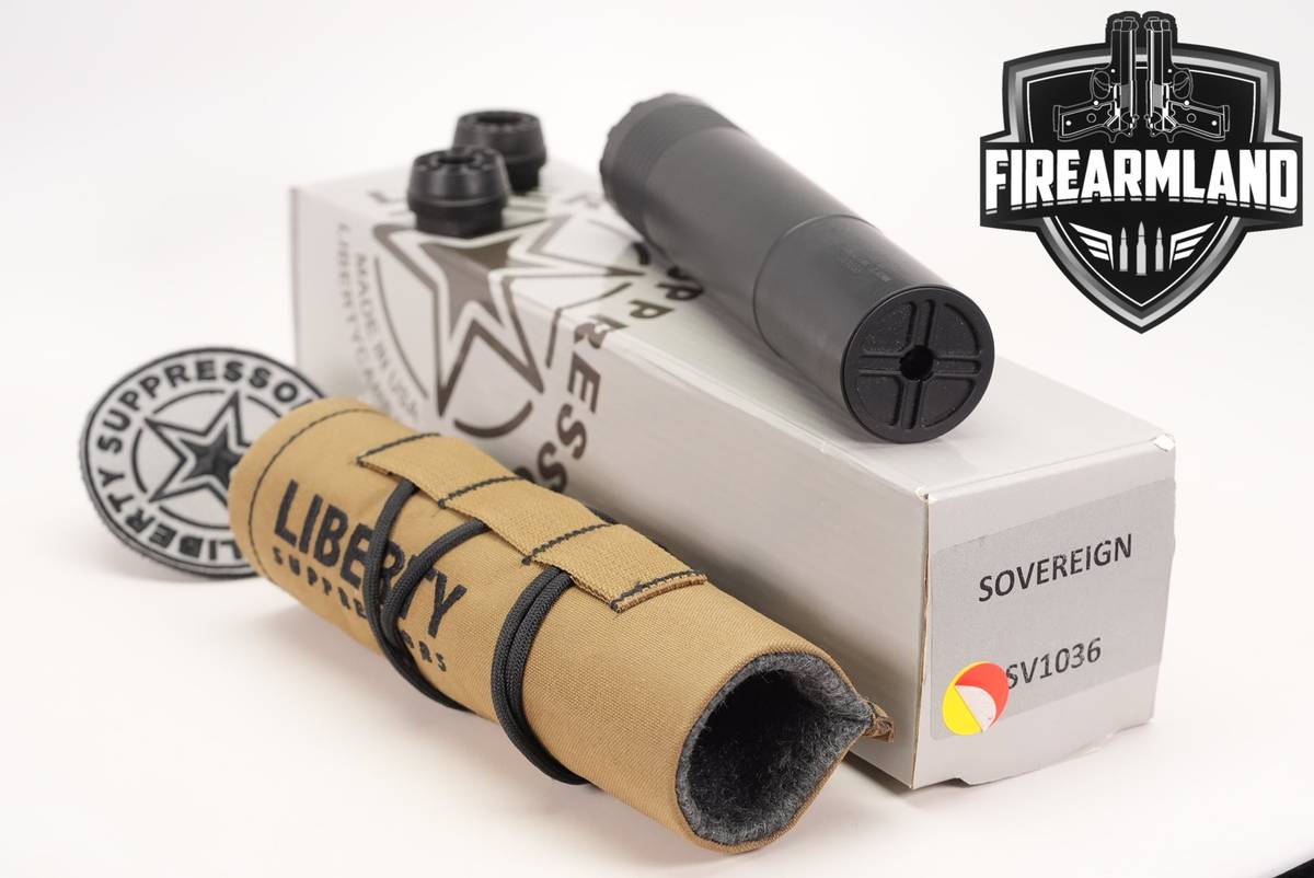 LIKE-NEW Liberty Suppressors Sovereign 7.62 mm Suppressor Silencer +BOX