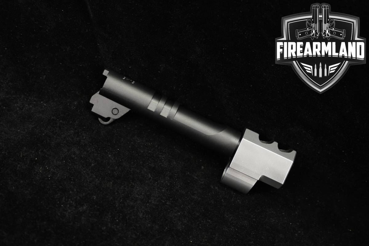 Alpha Foxtrot 4" Romulus AF1911 Barrel + DSC Gunworks Double Port Comp