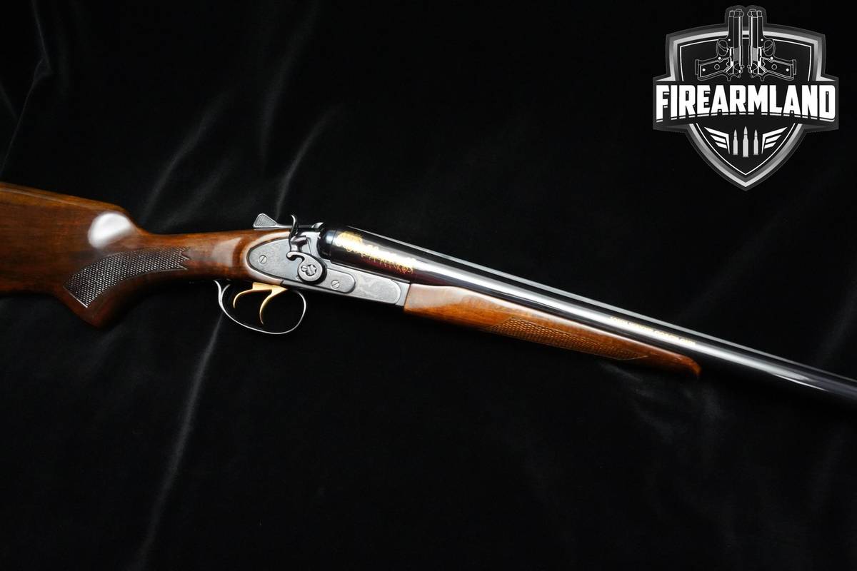 RARE Baikal Izhevsk John Wayne Coach Gun 12-Gauge IZH-43K 24-karat Gold