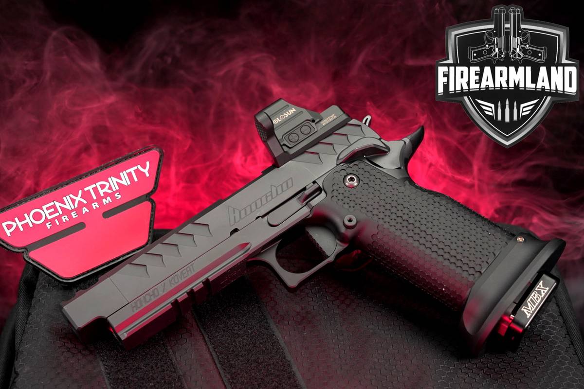 LIMITED Phoenix Trinity Honcho Kovert V2 9mm 1911 HOLOSUN, ORIG CASE, 2MAGS