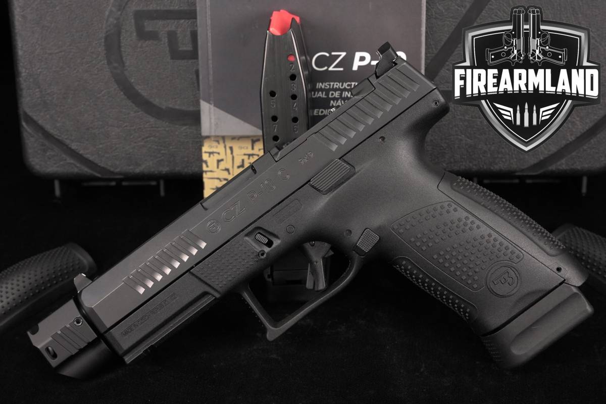 CZ P-10 C Optics-Ready OR SR 9mm P10 10C THREADED COMP +2 MAGS & ORIG CASE