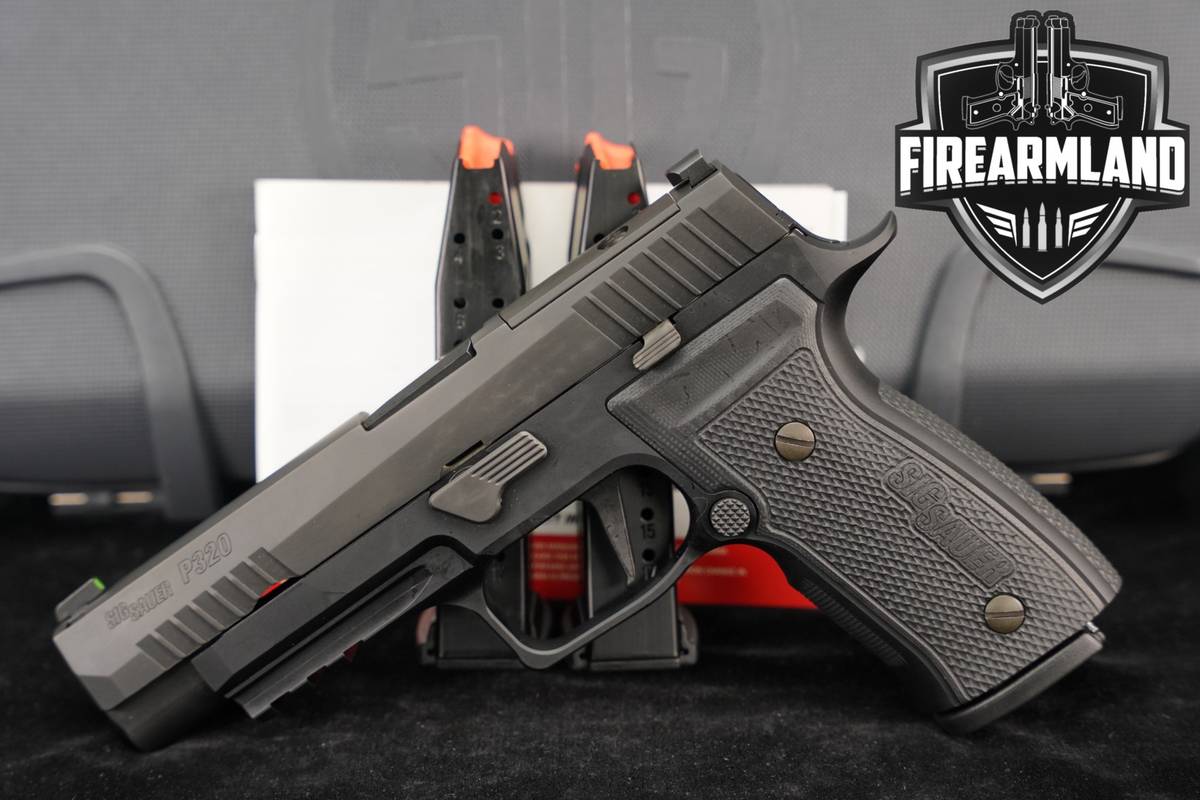 Sig Sauer P320 AXG Full-Size 9mm Optics-Ready P-320 +3 MAGS & ORIG CASE