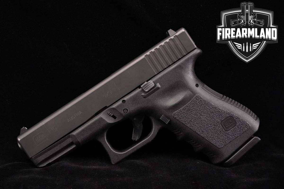 Glock 19 Gen3 9mm 4" Glock-19 G19 Gen-3 +2 MAGS & ORIG CASE