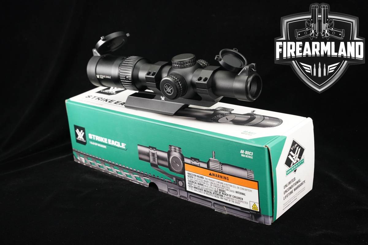 Vortex Optics Strike Eagle 1-8x24mm AR-BDC3 MOA SFP 30mm Scope +ORIG BOX
