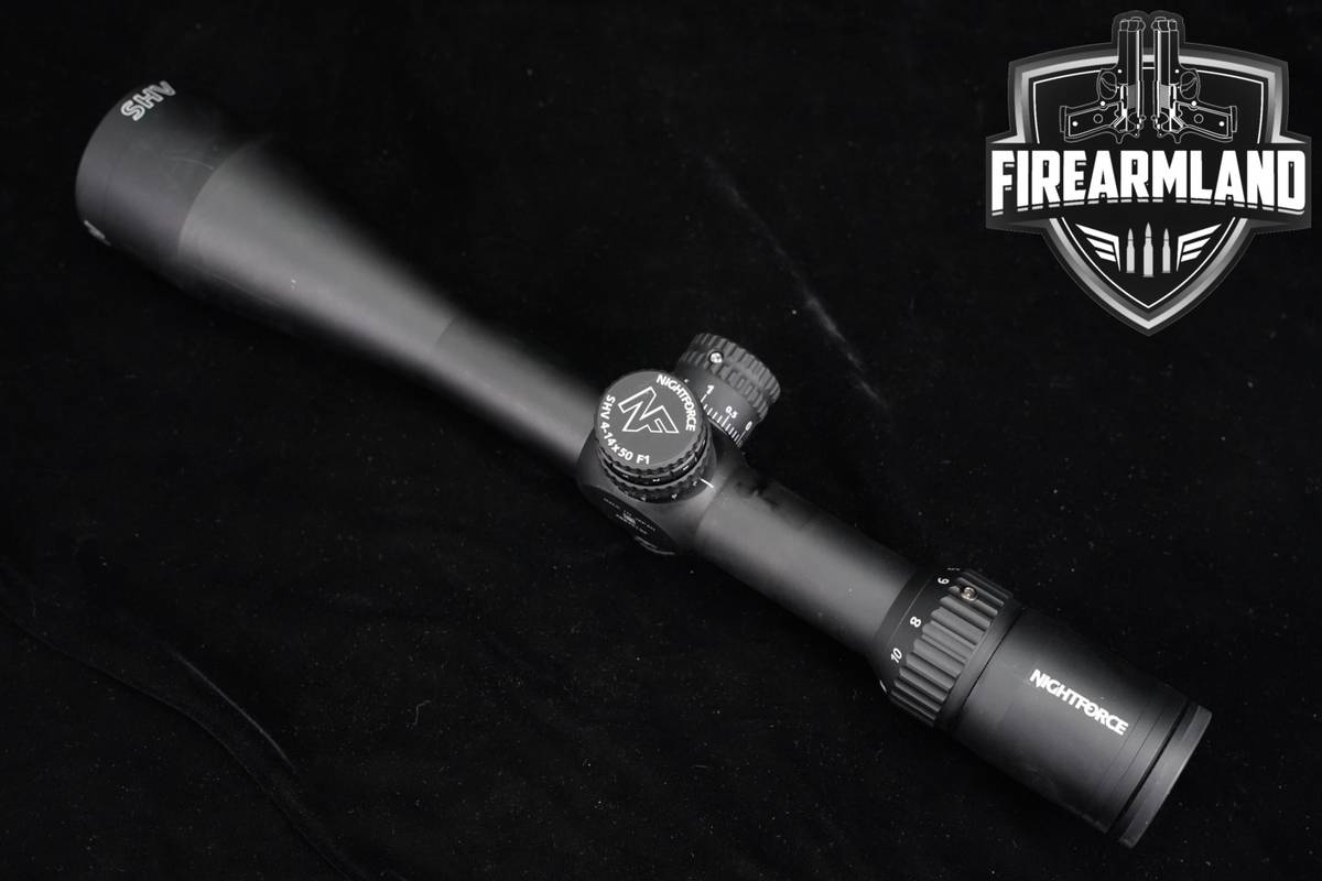 Nightforce Optics SHV 4-14x50 F1 MIL-XT Reticle FFP Scope