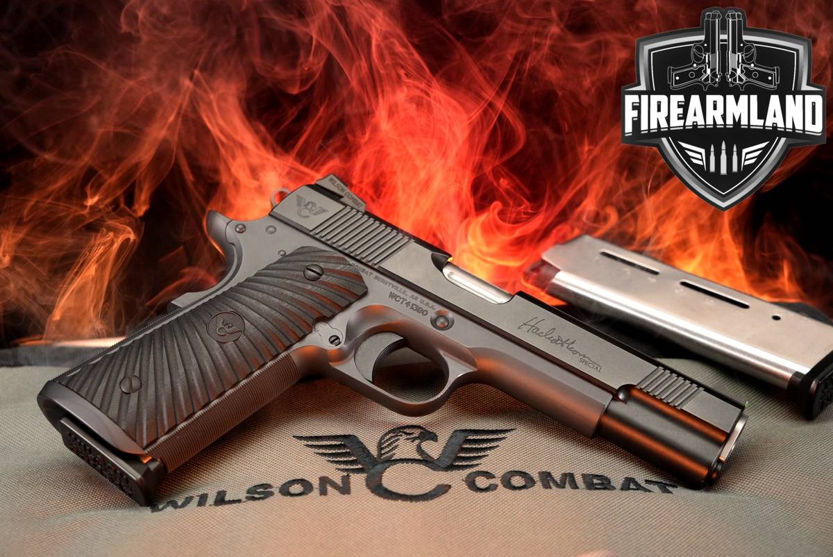 DESIRED Wilson Combat Hackathorn Special 45 ACP WC 1911 +2 MAGS & ORIG CASE