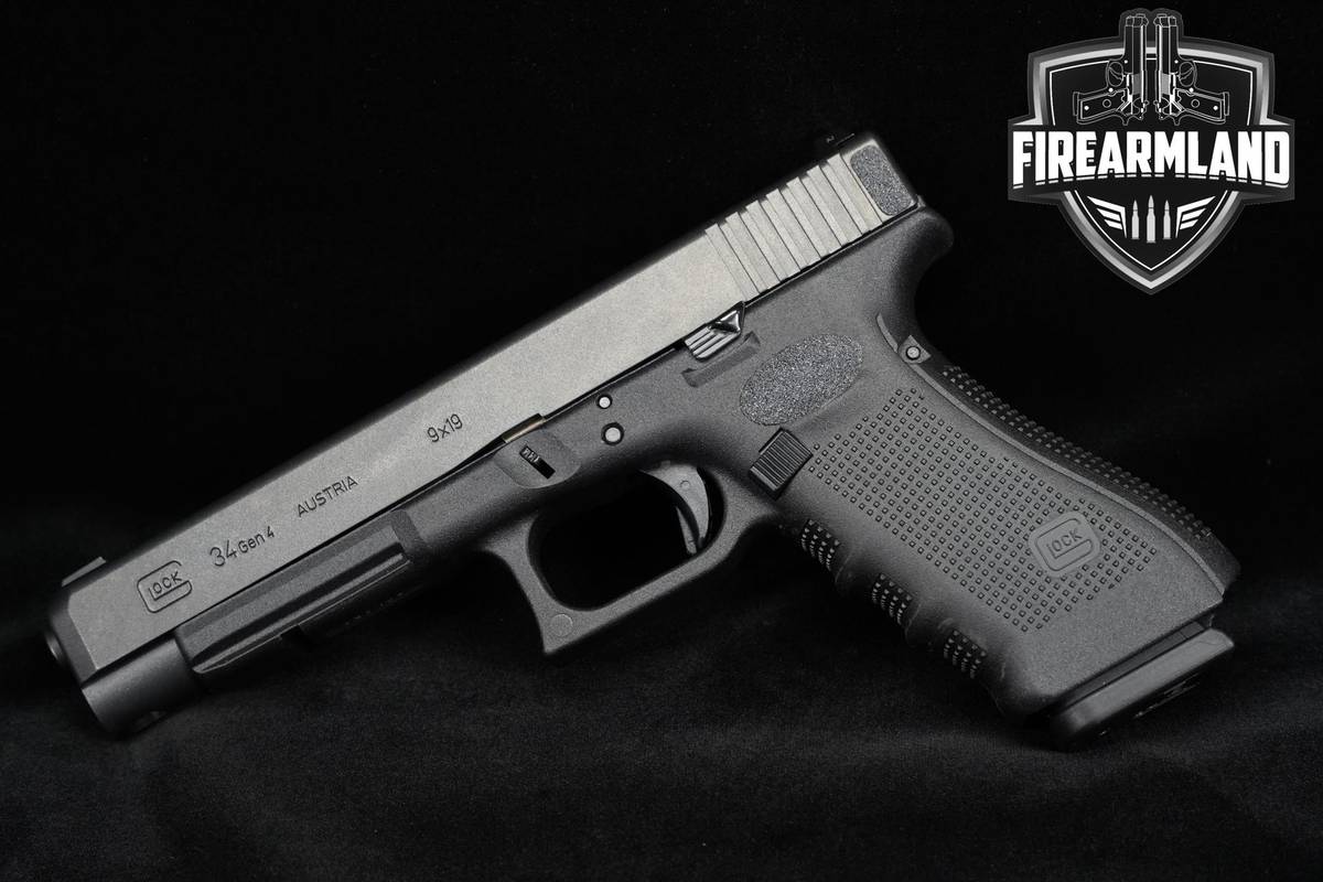 Glock 34 Gen4 Long Slide G34 Gen 4 9mm 5.31 +ORIG CASE & USMC BACK PLATE