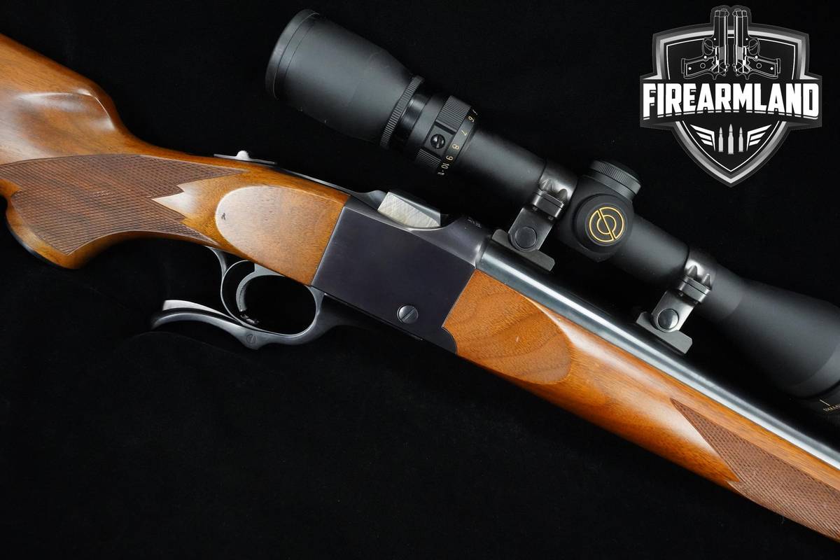 1990 Ruger No. 1 22-250 Rem 24" Blued Ruger #1 Number-One +OPTIC