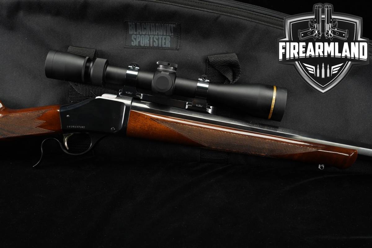 1996 Browning Model 1885 High Wall 45-70 M1885 +ORIG CASE, LEUPOLD SCOPE