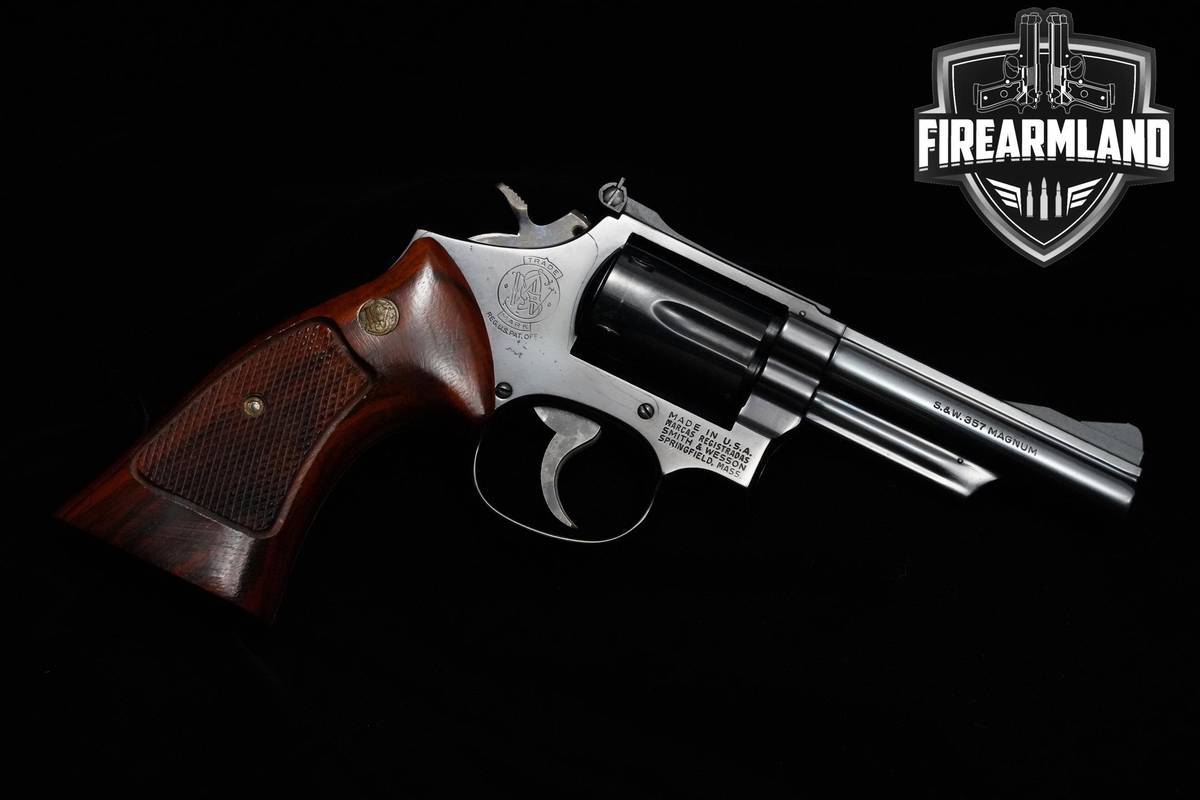 1980 Smith & Wesson (S&W) Model 19-4 Combat Magnum 4" Blued S&W 19-4 DA/SA