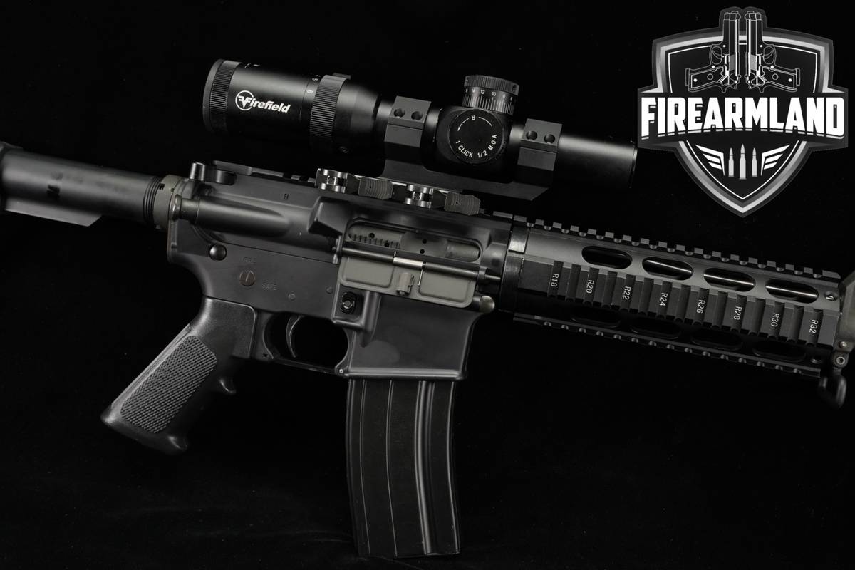 Bushmaster XM15-E2S 6.8 Rem Spc XM-15 AR15 16 AR +2 MAGS, FIREFIELD OPTICS