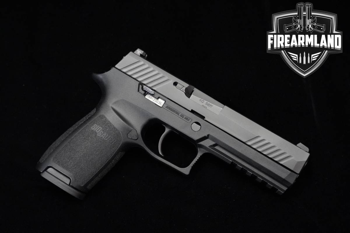 LIKE-NEW Sig Sauer P320 Full-Size 40 S&W 4.7" Nitron Sig-Sauer P320 +2 MAGS