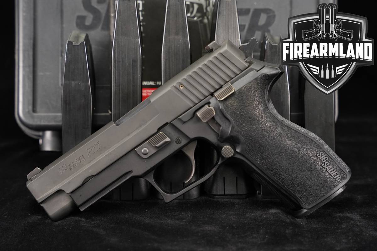 Sig Sauer P227 Nitron Railed R 45 ACP P 227 +7 MAGS, ORIG CASE