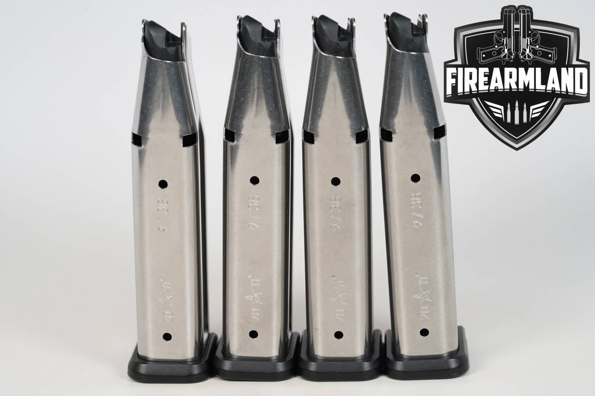 FOUR (4) Staccato (STI) 2011 P DS 17-Rd Magazines 9mm Luger Mags