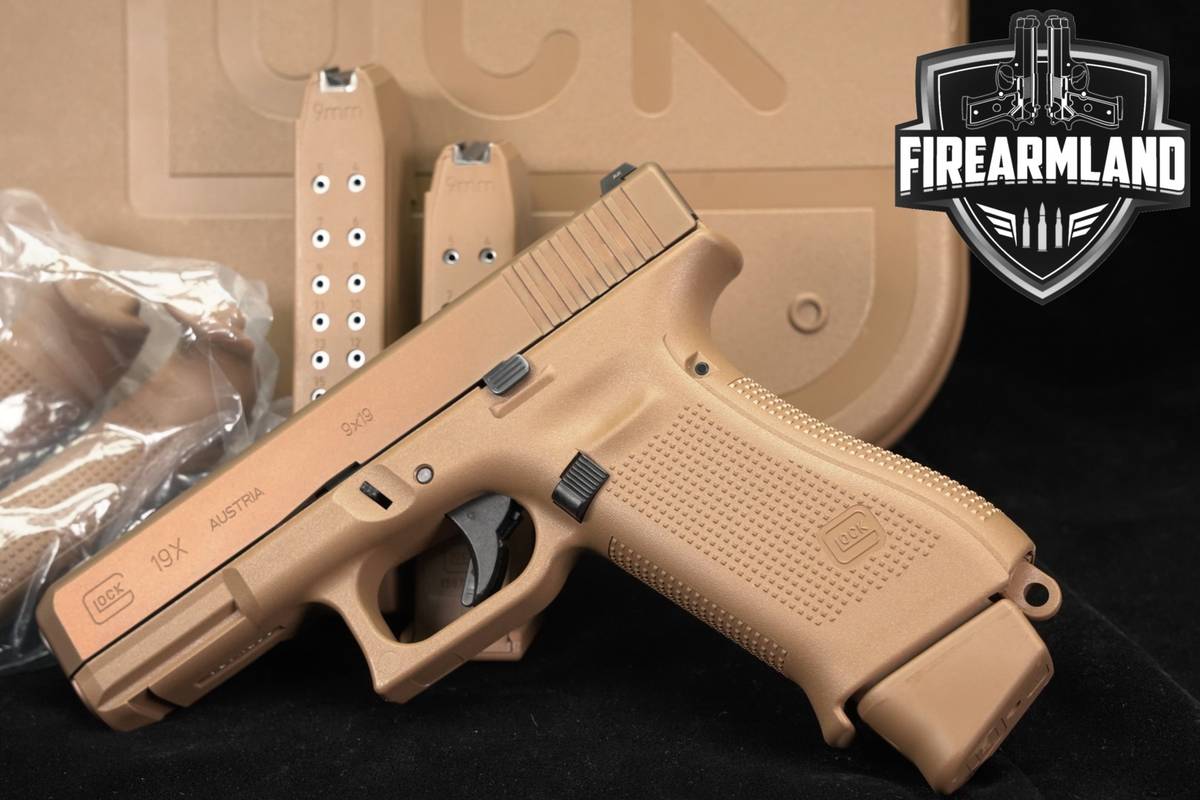 Glock 19X G19 X G19X 9mm 4.02 Coyote +3 MAGS & ORIG CASE
