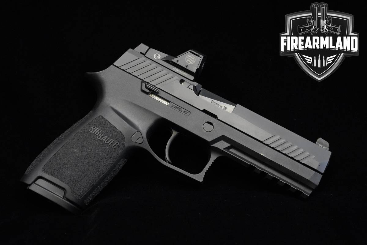 Sig Sauer P320 Full Size RX 9mm 4.7" Sig-Sauer P320 P-320 ORIG CASE & OPTIC