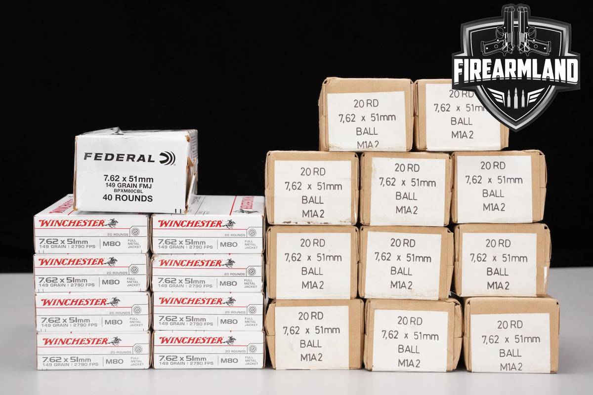 7.62 NATO Ammunition 762x51 Ammo 420 ROUNDS