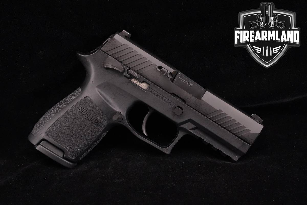 COMPACT DUTY Sig Sauer P320 Nitron BSS MS MA 9mm 3.9" +3 MAGS & ORIG CASE