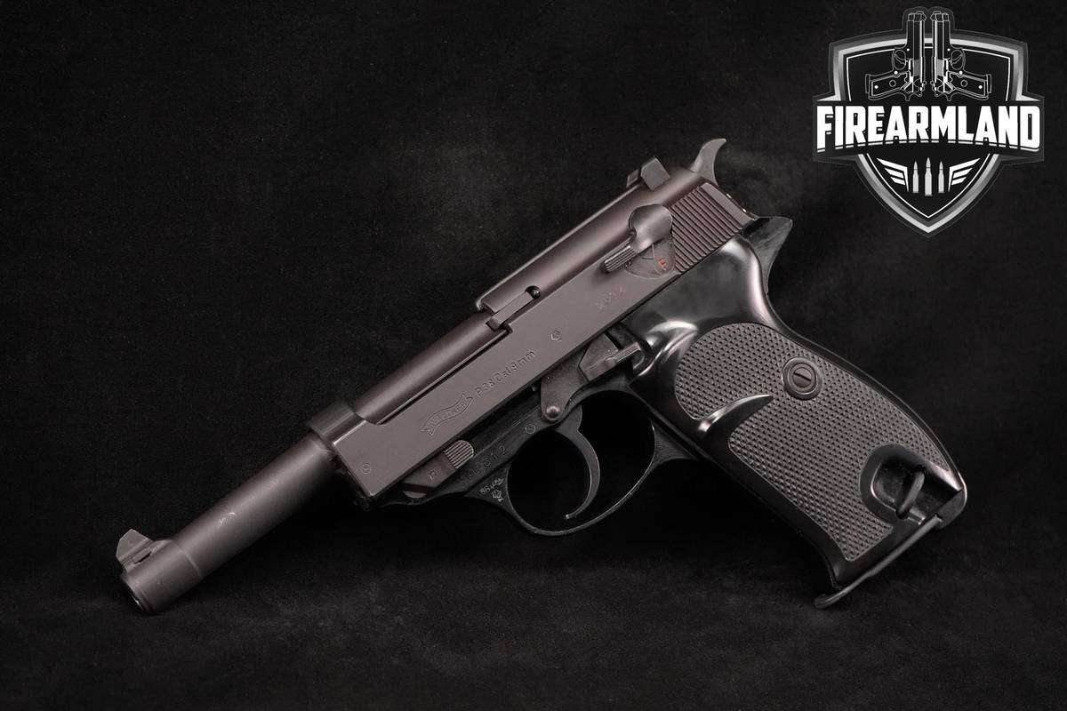 1968 Walther P38 Commercial 9mm 4.9" FACTORY-MATTE P.38 P1 +OG BOX & 2 MAGS
