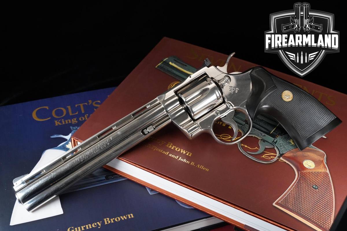 UBER-RARE 1-OF-251! 1980 Colt Python Target 38-Special 8" Nickel