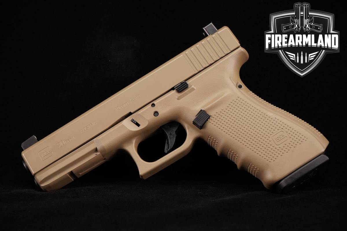 Glock 20 Gen4 10mm 4.61" FDE G20 Gen 4 +ORIG CASE
