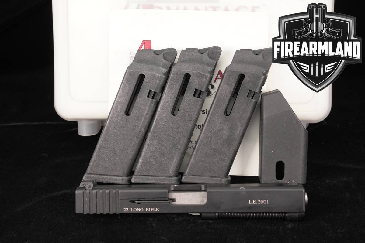 Advantage Arms Glock .22 Conversion Kit LR Pistol Slides LE20-21 +3 MAGS
