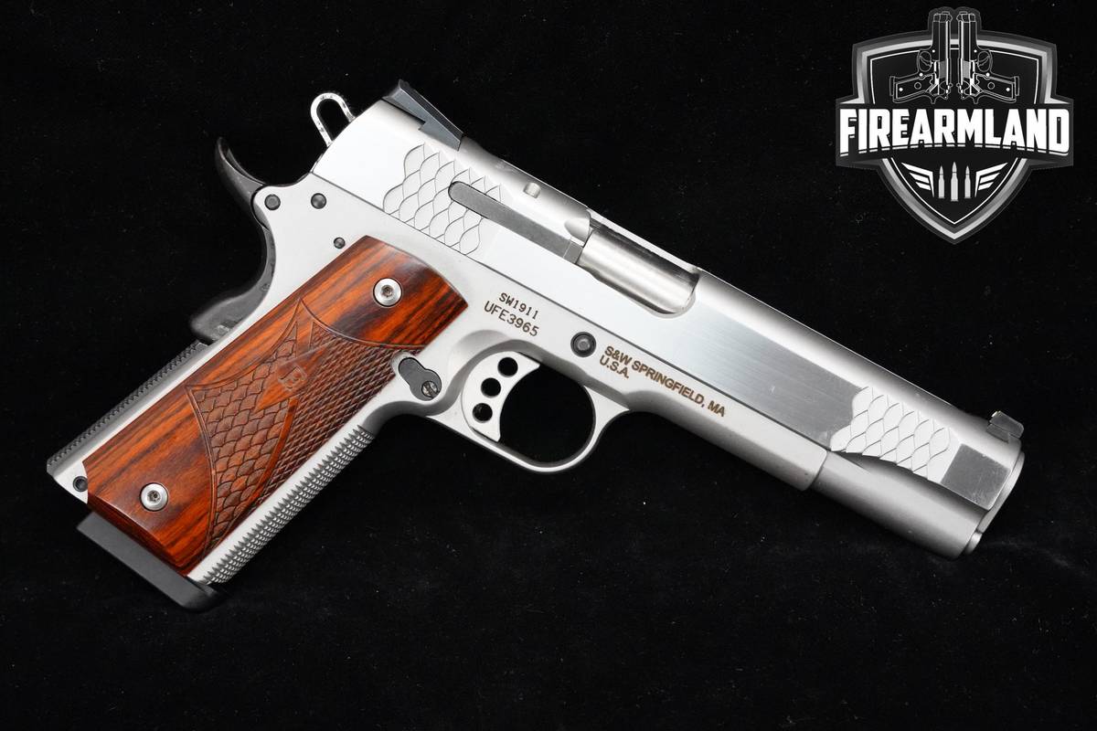 Smith & Wesson SW1911 E Series 45 ACP 5" Stainless Steel S&W-1911-E
