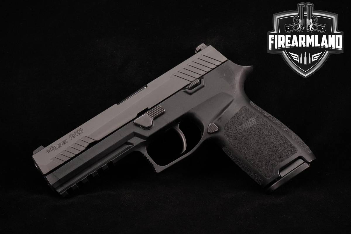Sig Sauer P320 9mm 4.7" Nitron P320 P-320 +2 MAGS & ORIG CASE