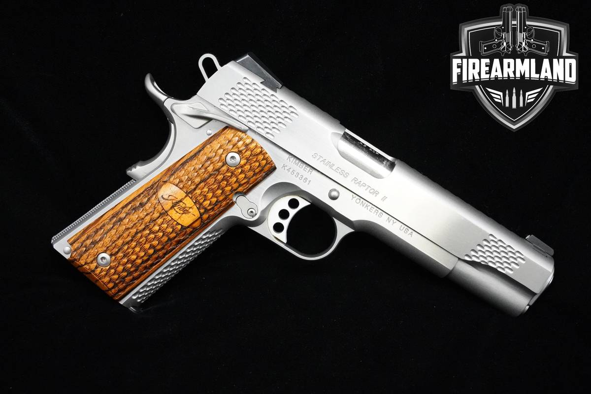 Kimber Stainless Raptor II 45 ACP Stainless Steel Kimber Raptor-2 ORIG CASE