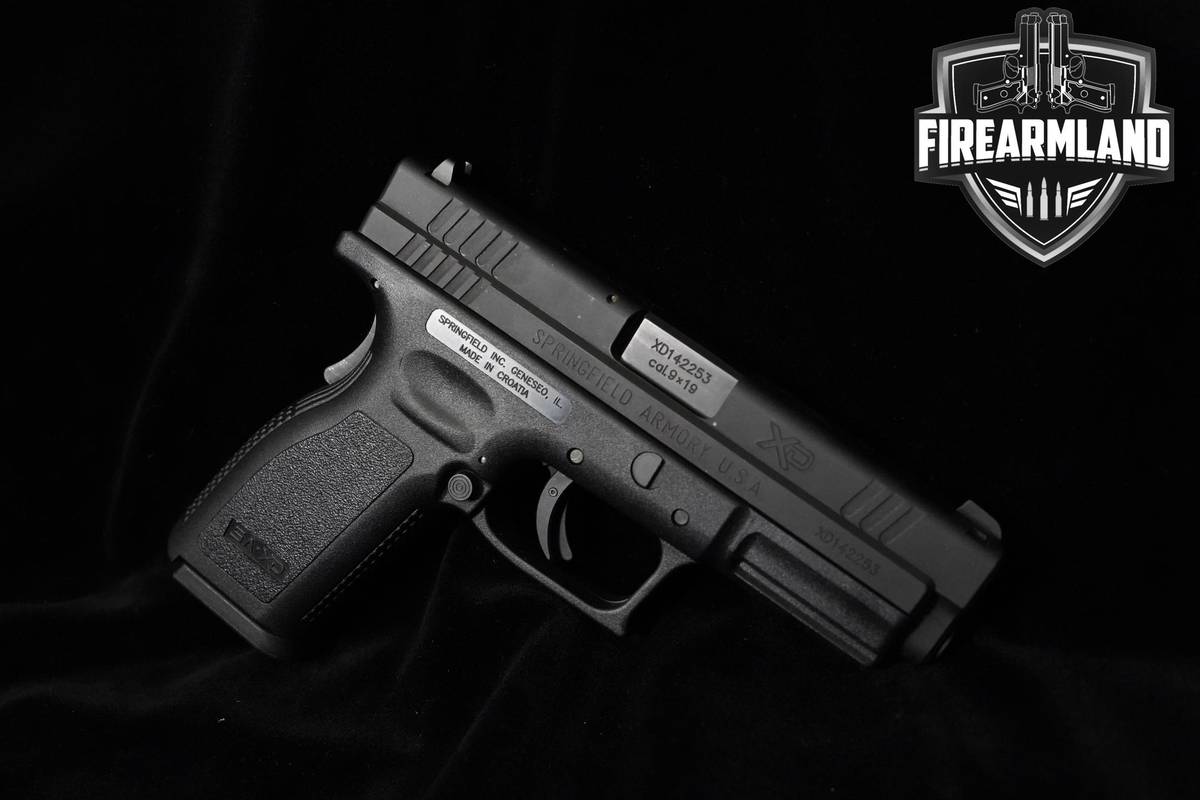 Springfield Armory XD-9 9mm 4" Springfield XD-9 XD9 XD-9 ORIG BOX & HOLSTER