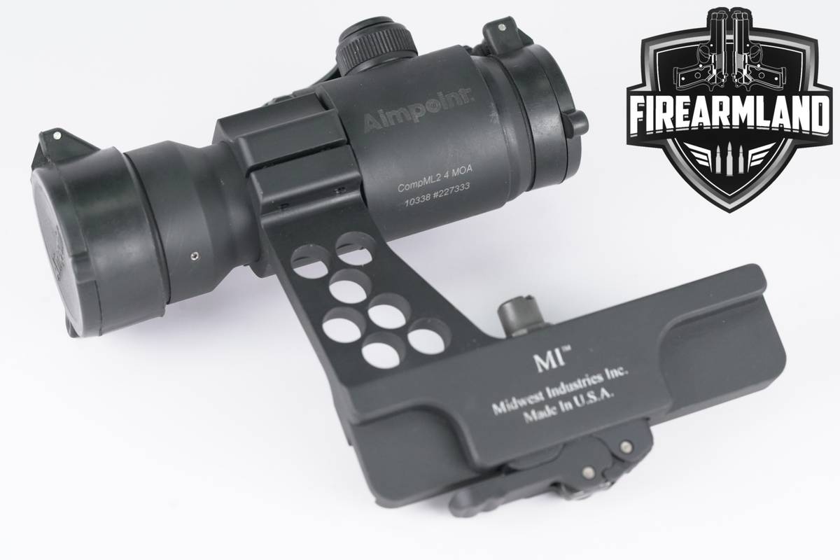 Aimpoint Comp ML2 Midwest Industries AK-47/AKM QD Mount 4 MOA Red Dot ML-2