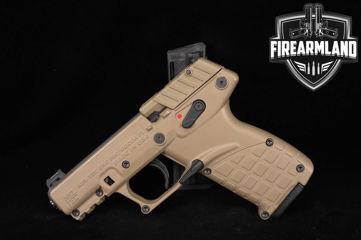 Kel-Tec P17 22LR 3.8" Tan KelTec P 17 THREADED +2 MAGS