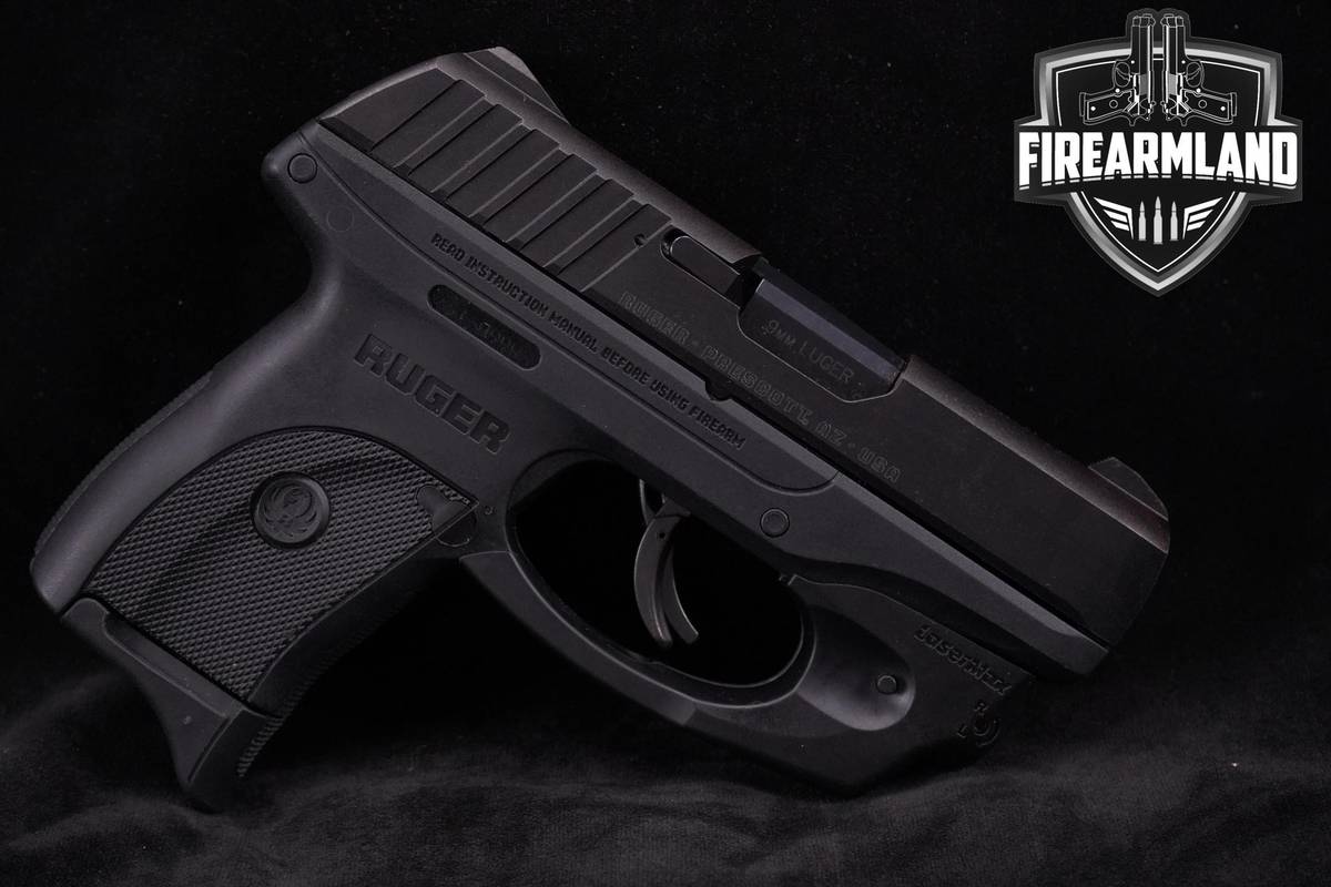 Ruger EC9s Lasermax 9mm 3.1" EC9-S +2 MAGS & ORIG BOX