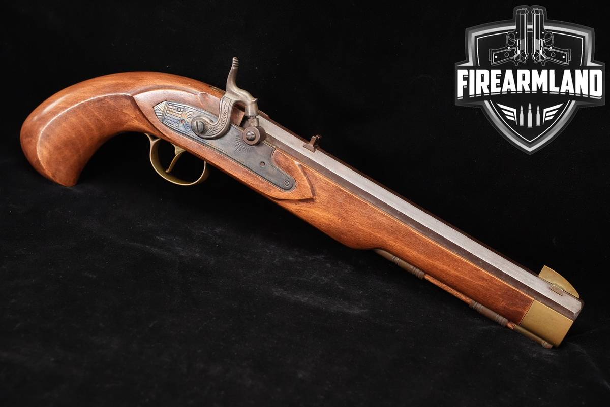 CVA Kentucky Pistol Percussion 45 10.25" Blued & Hardwood PP206