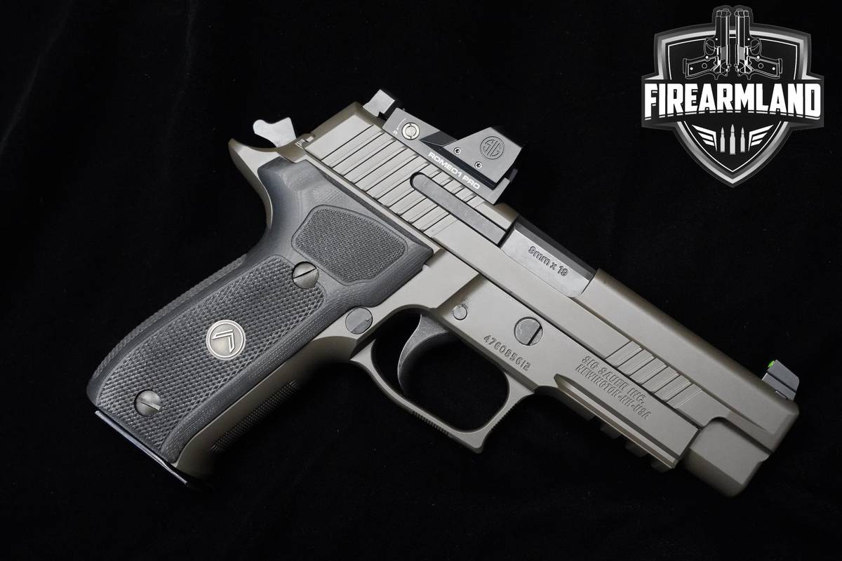 Sig Sauer P226 Legion 9mm 4.4" Legion Gray Sig-Sauer P226 ORIG CASE & OPTIC