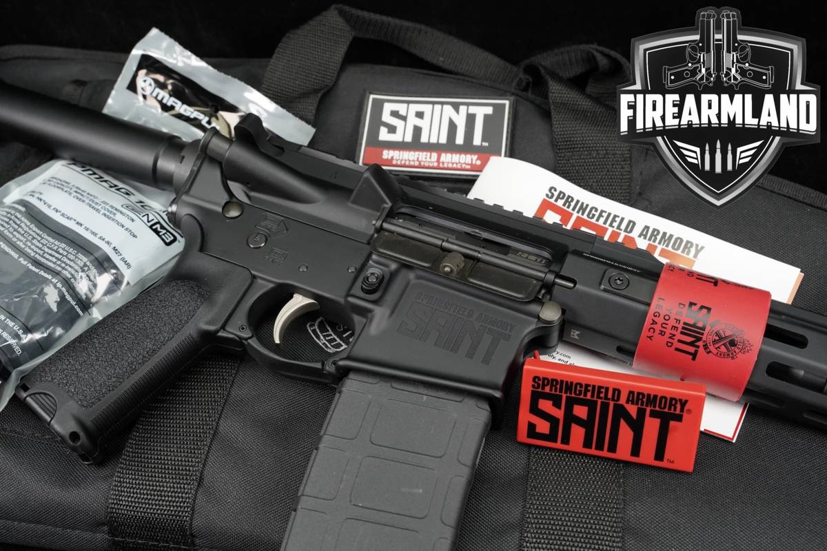 Springfield Armory SAINT AR-15 Pistol 5.56 NATO AR15 8.5" 2MAGS & ORIG CASE