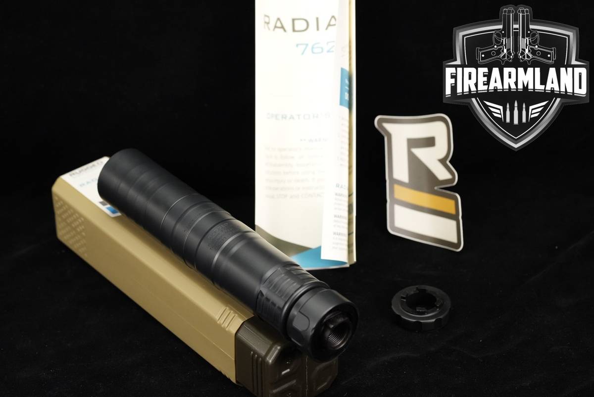 Rugged Suppressors Radiant 762 7.62 mm Suppressor Radiant762 +ORIG CASE