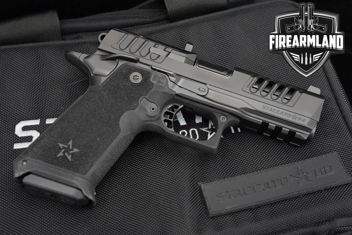 2011 Staccato P4 CS Frame 9MM DLC BULL (2025) PACKAGE 3 TRIJICON X Staccato