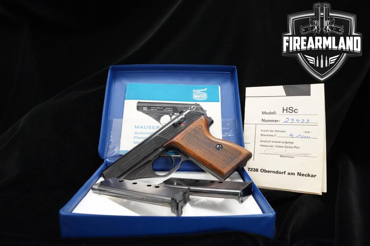 Mauser Model HSc 380 ACP 3.4" HSc Mauser +2 MAGS & ORIG CASE